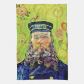 Portrait Postman Joseph Roulin Vincent van Gogh Theedoek (Verticaal)