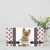 Portrait pour animaux de compagnie Carte photo Paw (Debout devant)