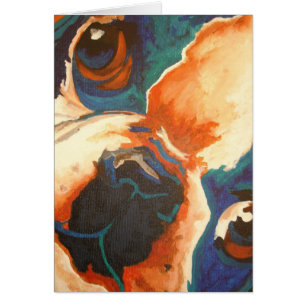 Portrait pour animaux de compagnie français Bulldo