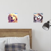 Portrait pour animaux de compagnie personnalisable (Chambre à coucher)