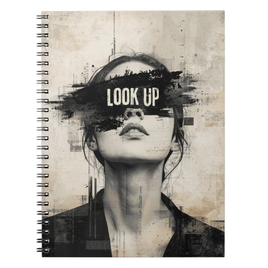 Portrait - REGARDER | Journal carnet (Devant)