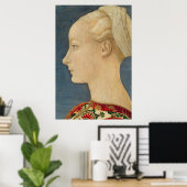 Portrait Renaissance d'une affiche femme (Bureau à domicile)