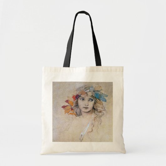 Portrait (Studie), Alphonse Mucha Tote Bag (Voorkant)