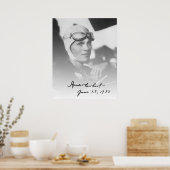 PORTRAIT VAN EEN AVIATRIX POSTER (Keuken)