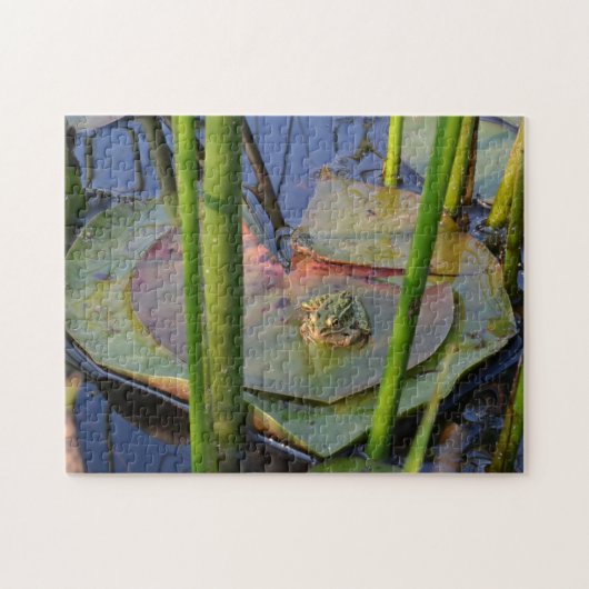 PORTRAIT VAN EEN FROG LEGPUZZEL (Horizontaal)