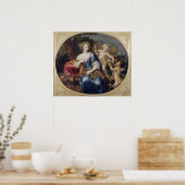 Portrait vermoedelijk Francoise-Athenais Poster (Keuken)