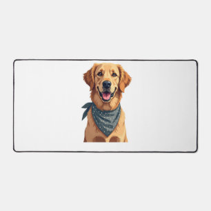 Portrait vintage de Golden Retriever avec Ba color