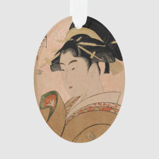 Portrait vintage V de femme d'Ukiyo-e de Japonais