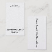 PORTRAIT  VISITEKAARTJES (Voorkant / Achterkant)