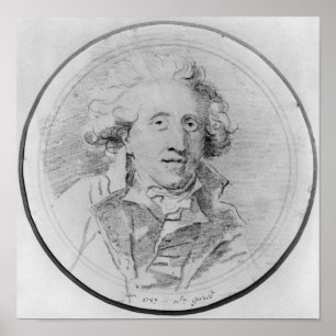 Portrait wordt verondersteld Jean-Honore Fragonard Poster