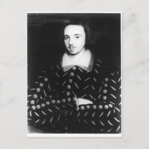 Portrait zei Christopher Marlowe te zijn Briefkaart
