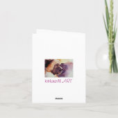 Portraits Amoureux de les chiens Cartes pour notes (Dos)