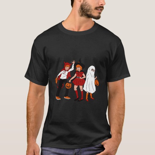 Portraits créatifs pour enfants T-shirt Halloween (Devant)