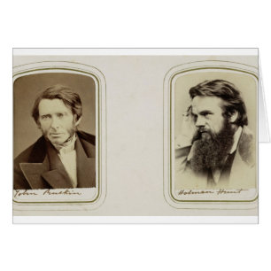 Portraits de John Ruskin (1819-1900) et William H