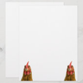 Portraits de poulet sur papier (Devant / Derrière)