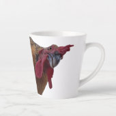 Portraits de poulet sur tasse à latte (Droite)