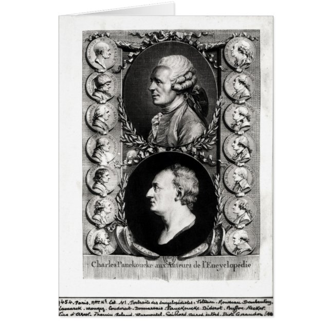 Portraits des Encyclopédistes Jean (Devant)
