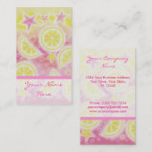 Portratt rose de rayure de carte de visite de (Devant / Derrière)