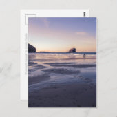 Portreath sunset briefkaart (Voorkant / Achterkant)