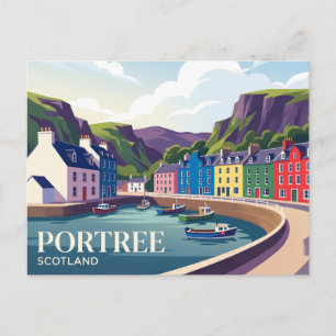 Portree, Isle of Skye Schotland, VK Briefkaart
