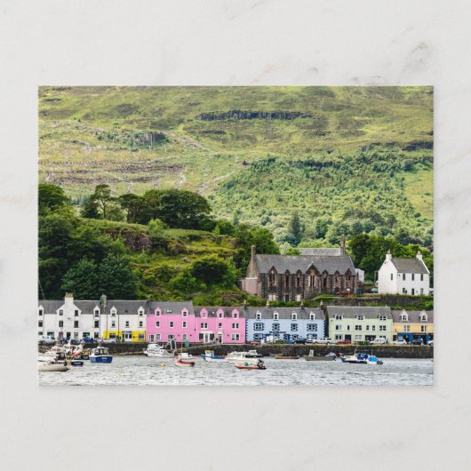 Portree op het eiland Skye Briefkaart (Voorkant)
