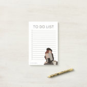 Portret 3 om lijst te doen post-it® notes (Op bureau)