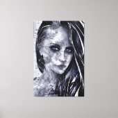 Portret art canvas afdruk (Voorkant)