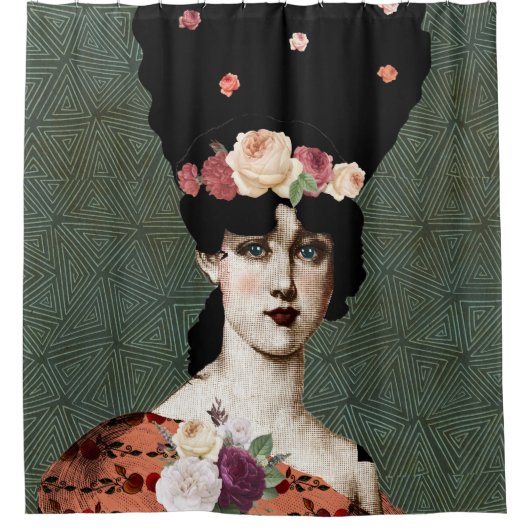 Portret Art Douchegordijn (Voorkant)