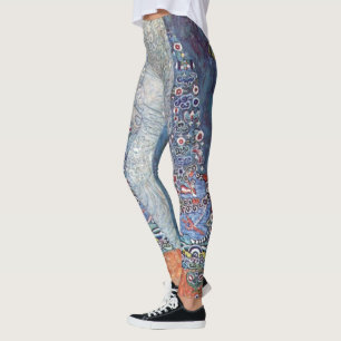 Portret barones Elisabeth Bacchofen Echt, Klimt Leggings