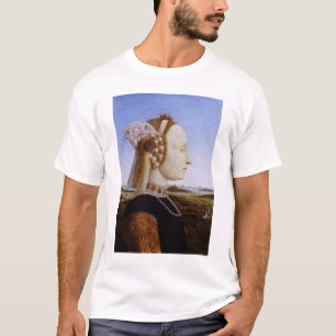 Portret Battista Sforza Piero Francesca middeleeuw T-shirt