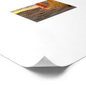 Portret bij zonsondergang poster (Hoek)