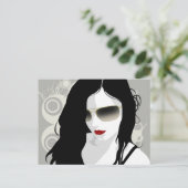 portret briefkaart (Staand voorkant)