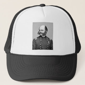 Portret Burgeroorlog Generaal Ambrose E. Burnside Trucker Pet