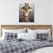 Portret bust canvas afdruk (Insitu (Slaapkamer))
