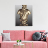 Portret bust canvas afdruk (Insitu (Woonkamer))