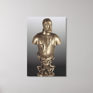 Portret bust canvas afdruk