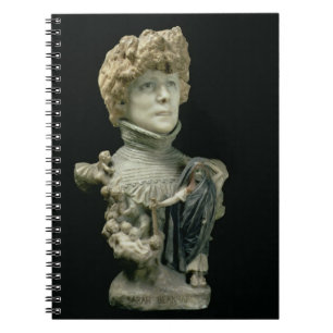 Portret Bust van Sarah Bernhardt (1844-1923) Frank Notitieboek