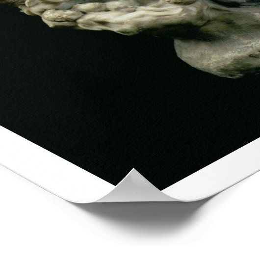 Portret Bust van Sarah Bernhardt (1844-1923) Frank Poster (Hoek)