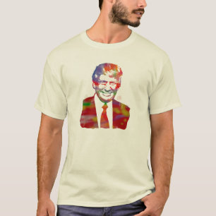 Portret Donald Trump Waterverf T-shirt