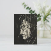 Portret Edmund Schaeffer | Albert Müller Briefkaart (Staand voorkant)