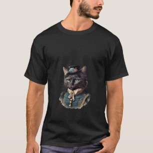  Portret Elegante Kat Victoriaans Era Stijl C T-shirt