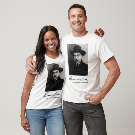 Portret en handtekening van Fernando Pessoa T-shirt (Unisex)