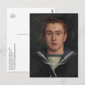 Portret Frederick Brewer op Tuke Briefkaart (Voorkant / Achterkant)