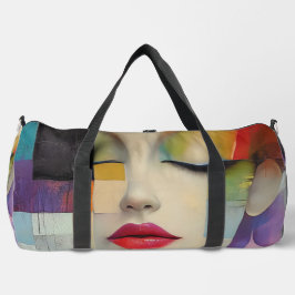 Portret in kleurenblok Surrealisme Plunjezak