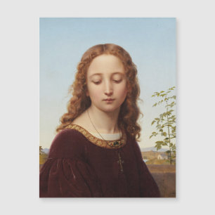 Portret jonge vrouw Ernst Deger schilderij kunst c
