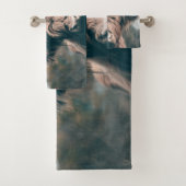 Portret koe Highland Bad Handdoek (Insitu)