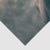 Portret koe Highland Tissuepapier (Detail)