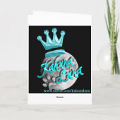 portret, liefhebbende moederholding Baby Kaart (Achterkant)