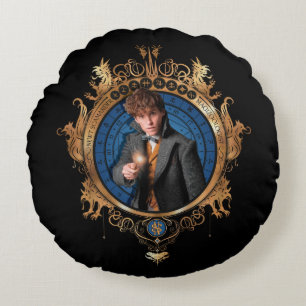 Portret NEWT SCAMANDER™ Rond Kussen