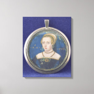 Portret of a Lady, eventueel Lady Jane Gray, c.154 Canvas Afdruk